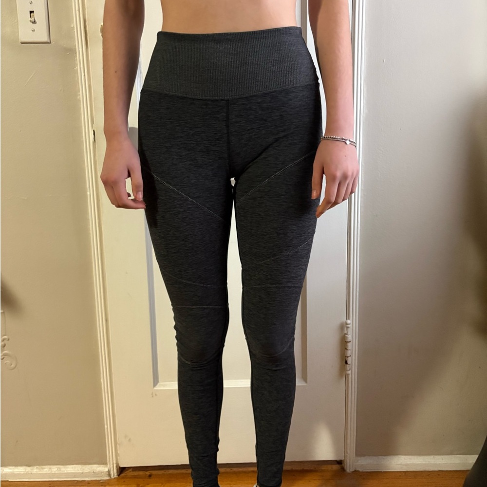 Alo High-Waisted Gray Leggings